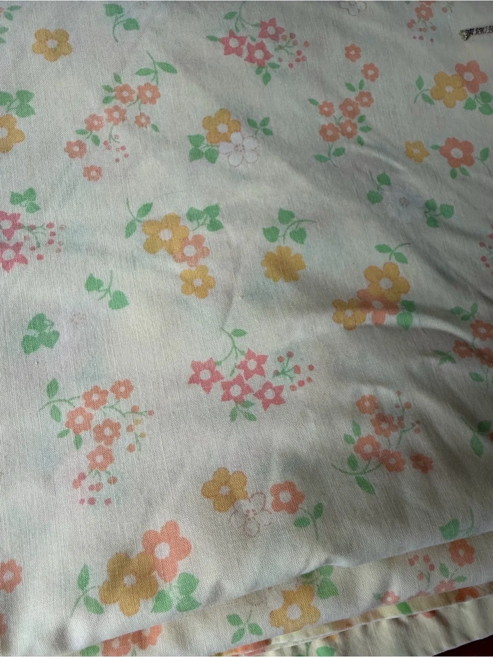 Vintage Floral Print Duvet Cover